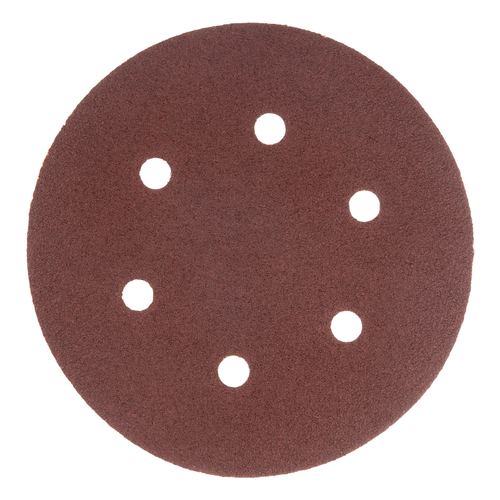 MATRIX Круг абразивный на ворсовой подложке под "липучку" перфорированный P 40 150мм 5шт/упак