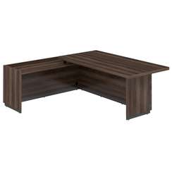 RF.102L.DA.DA / Стол для руководителя, левый 2050х1850х750 мм / столешница: дуб адриа, основание стола: дуб адриа