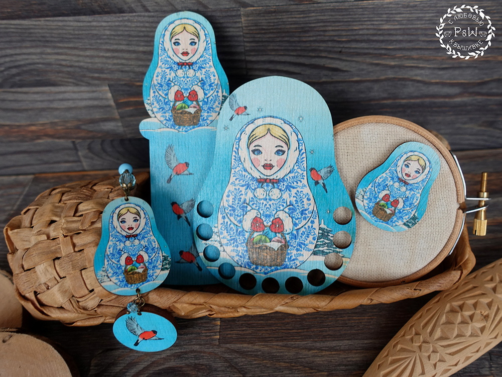 Бобинка "Зимняя матрёшка"