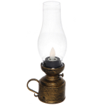 Сувенир с подсветкой «Лампа-Винтаж» 7,3*18,5 см, Бронза