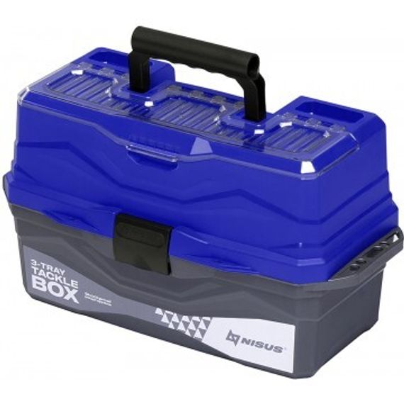 Ящик для снастей NISUS Tackle Box трехполочный синий (N-TB-3-B)