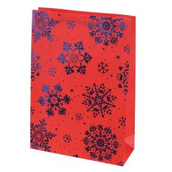 GAEM Пакет подарочный L (бумага 210г/м2, блок 12шт), L31 W12 H44 см, 4в.