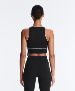 Oysho Топ без рукавов Comfortlux с завязками, черный