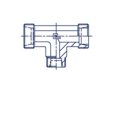 Соединение PRT DL08 12 08 (корпус) CAST