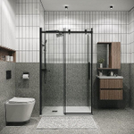 Душевой уголок Grossman Classic 130х100 120.K33.04.1310.21.00 стекло прозрачное/профиль черный матовый