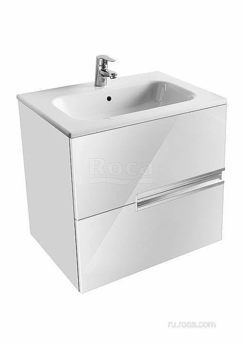 Тумба с раковиной Roca Victoria Nord Ice Edition ZRU9302730 60 белый глянец