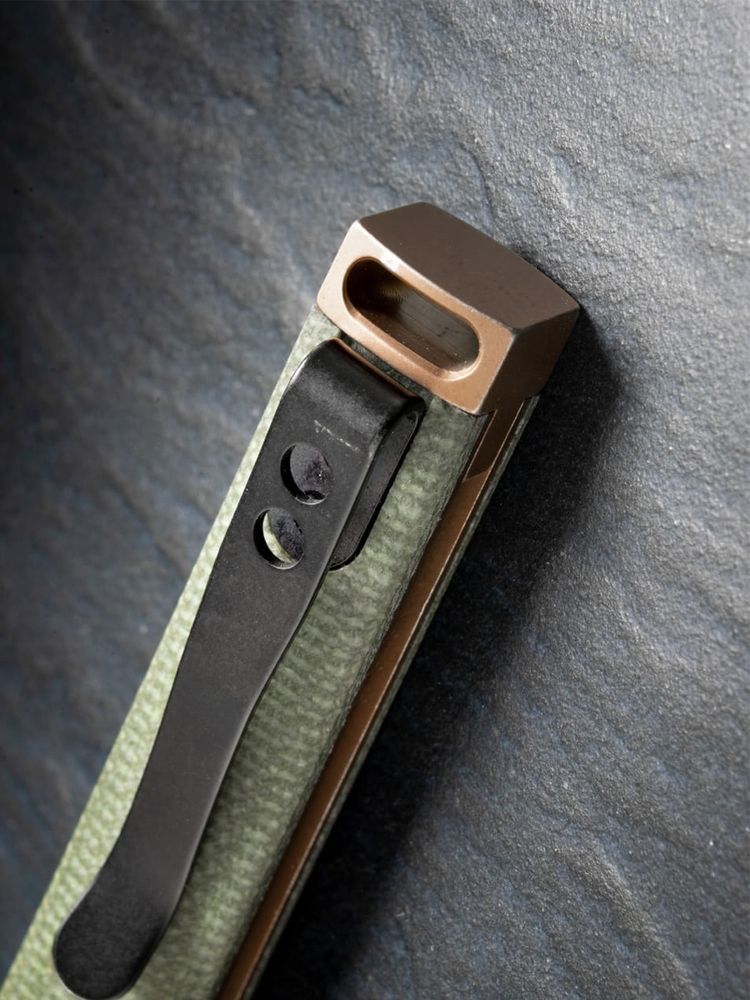 Нож Boker 01BO391 Kaizen Green Canvas Micarta