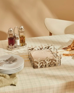 Alessi - Салфетница Mediterraneo, полированная / артикул   ESI18  / GTIN 8003299951826