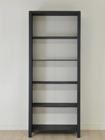 Книжный стеллаж Мадейра, деревянный, серый