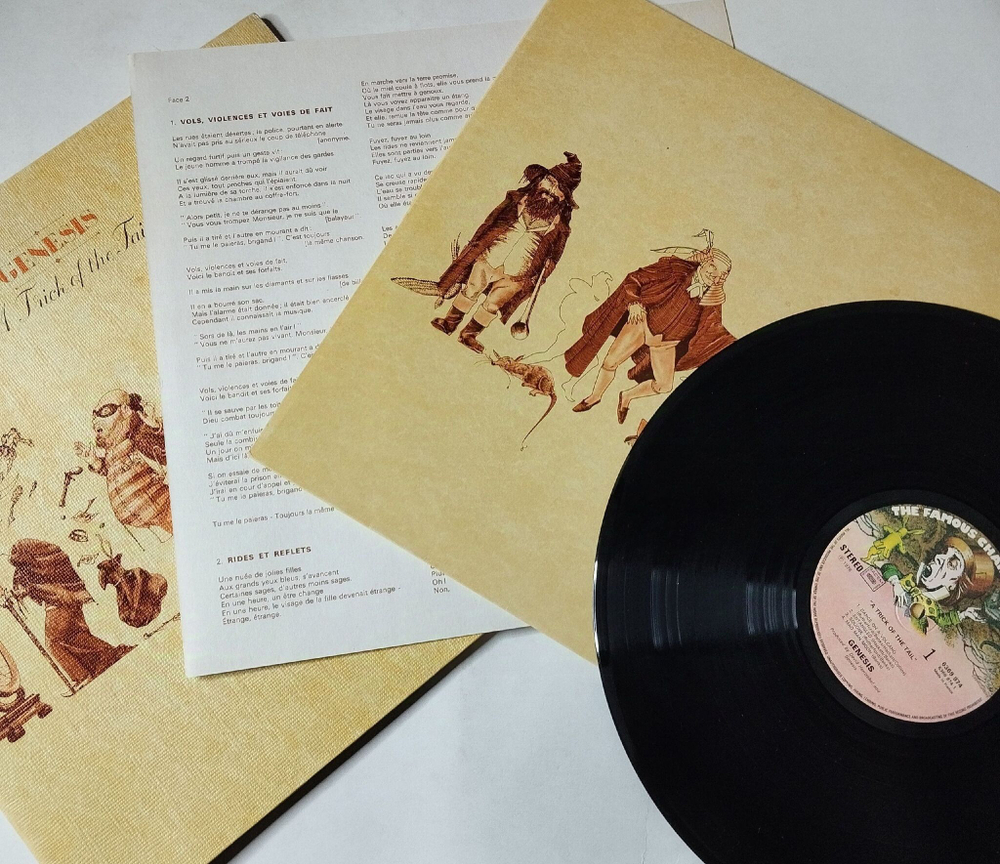Винтажная виниловая пластинка LP Genesis A Trick Of The Tail (France 1976)