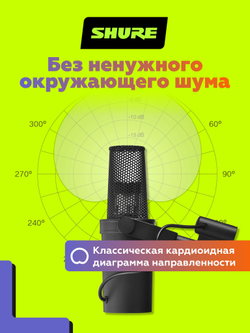 Студийный динамический микрофон Shure SM7B