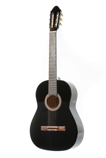 Классическая гитара с металлическими струнами Fabio MTL-39 BK (4/4, 39")