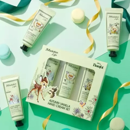 JMSolution Набор Кремов для рук Ванильная Осень (Бамби) LIFE DISNEY AUTUMN VANILLA HAND CREAM SET, 3 шт. * 50 мл.