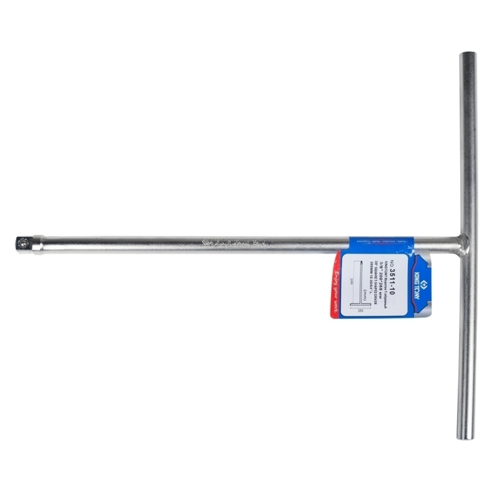 KING TONY (3511-10) Вороток 3/8", 200 мм, Т-образный