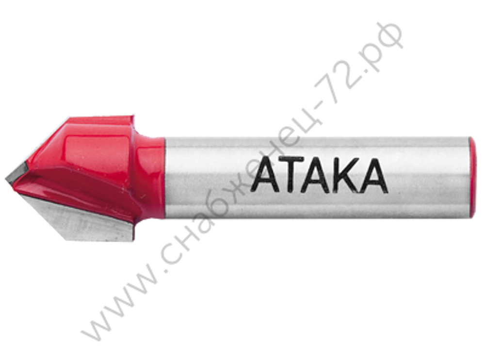 Фреза Атака 111095 пазовая галтельная V-образная 90