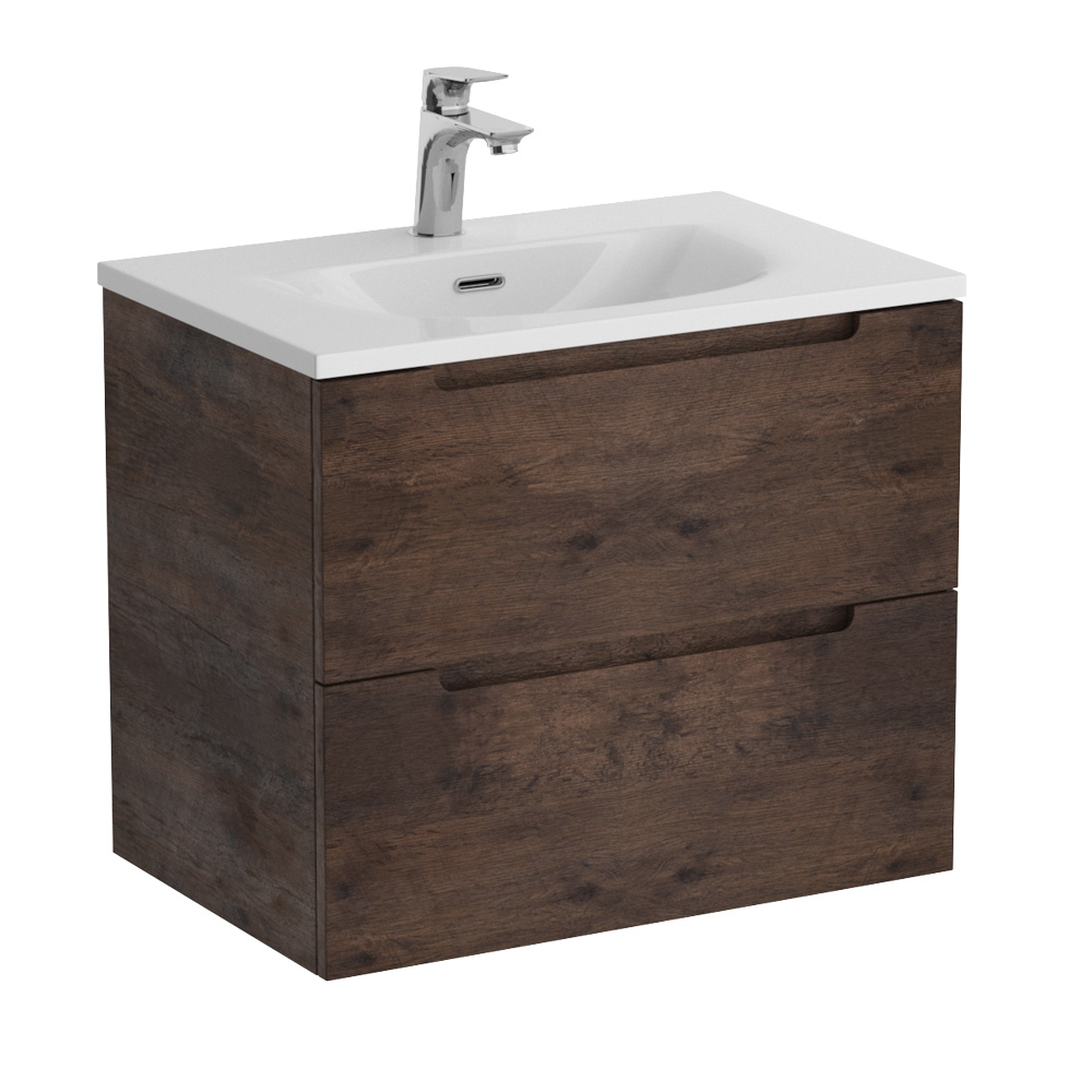 Тумба подвесная с раковиной BelBagno ETNA39-500/390-2C-SO-RW-P+BB-8099-3-50
