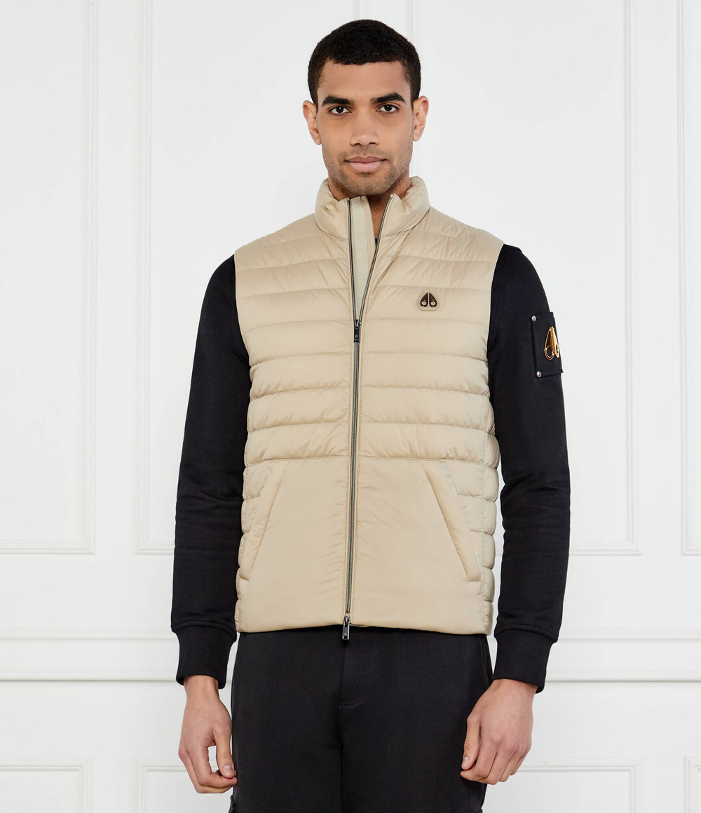 Пуховая безрукавка Moose Knuckles - бежевый(M15MV456)