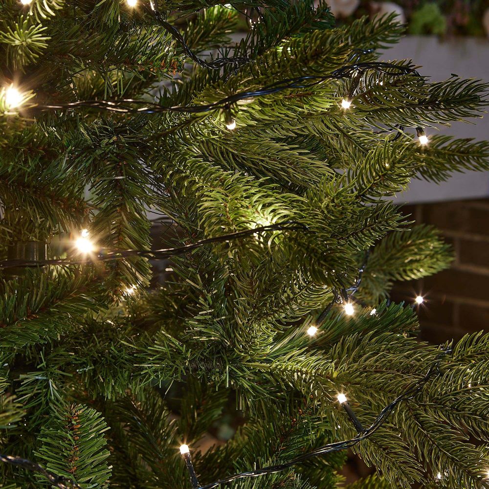 ULD-S0500-050-DGA WARM WHITE IP20 Гирлянда светодиодная. 5м. 50 светодиодов. Теплый белый свет. Провод зеленый. ТМ Uniel