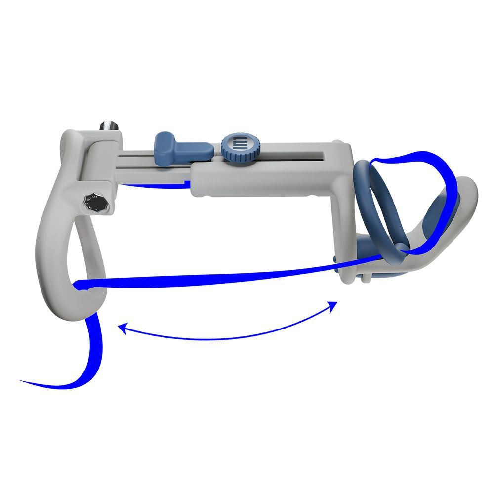 Экстендер для увеличения пениса Lui Maxtender M (Цвет: голубой)