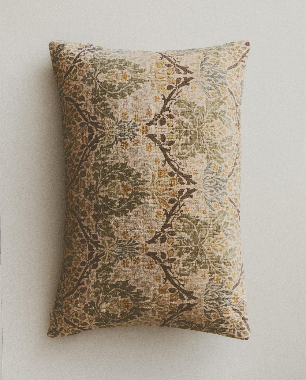 Zara Home наволочка декоративная из хлопка, зелёный, 30x50 см