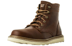 CAT Chronicle Collection Leather Short Outdoor Boots Men"s Brown