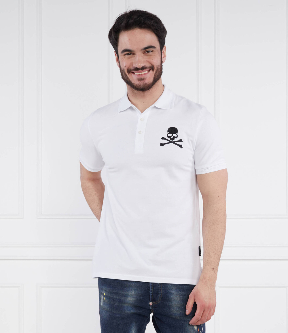 Поло Philipp Plein - белый(MTK6247 PTE003N)