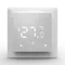 Donel Термостат с датчиком пола с Wi-Fi, программируемый через приложение, 55*55 мм. белое стекло.