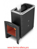 Печь для бани Тунгуска XXL 2013 Inox Витра ТО антрацит