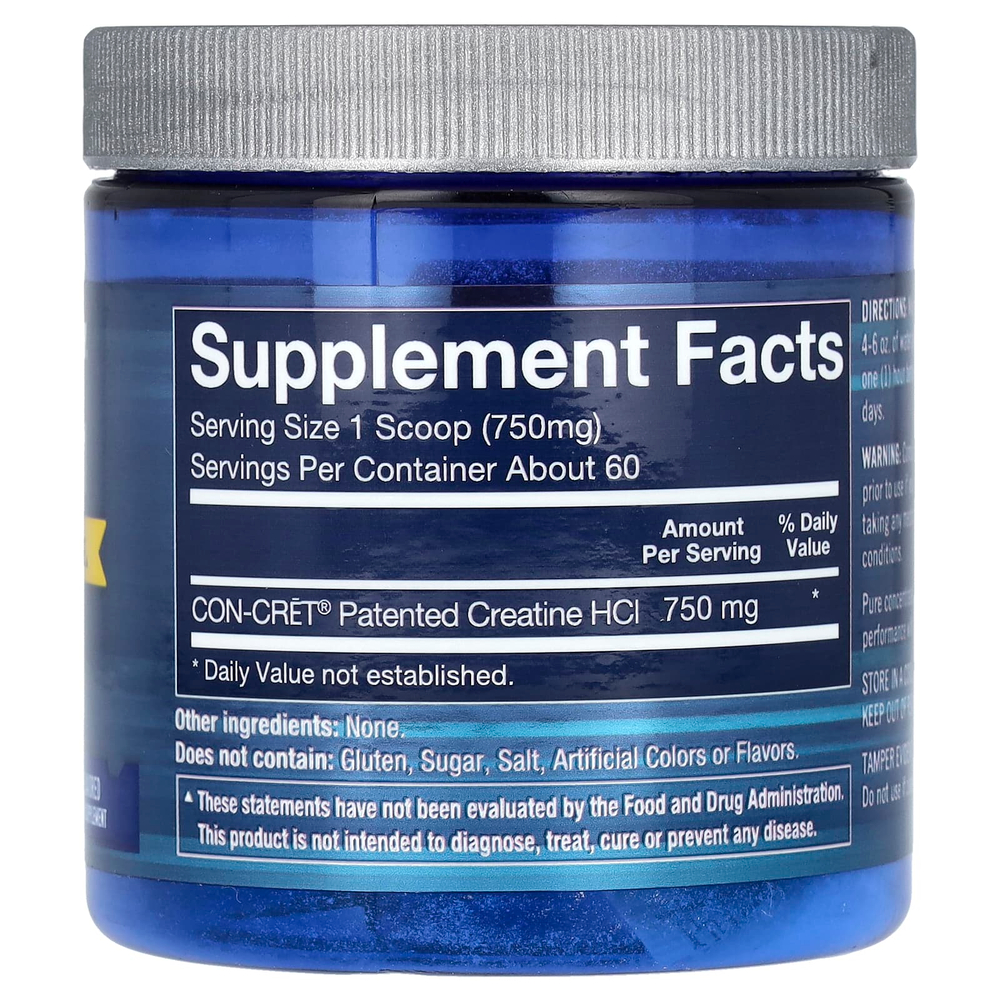 BodyTech, Креатин гидрохлорид, без добавок, 45 г (1,58 унции)