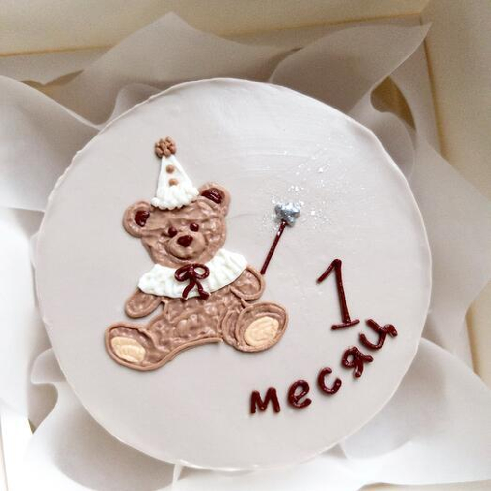 Бенто-торт детский на месяца «Медвежонок»