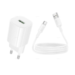 Зарядное устройство на Type-C QC3.0 Borofone BA102A (white)