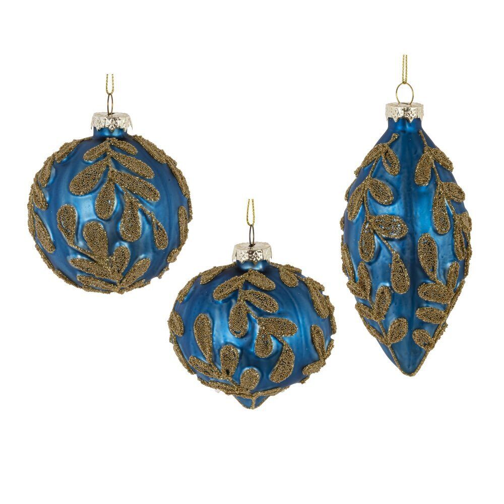 GAEM Украшение новогоднее "Шар/Капля", L8 W8 H8 см, 3в.