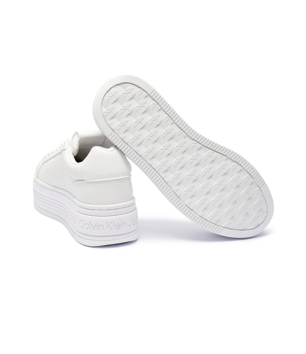 Кожаные кроссовки CALVIN KLEIN JEANS - белый(YW0YW01589)