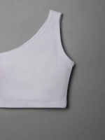 Летний топ для девочки на одно плечо