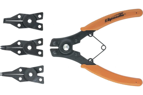 СЪЕМНИК Д/СТОПОРНЫХ КОЛЕЦ SPARTA С НАСАДКАМИ 150ММ УНИВ 183505