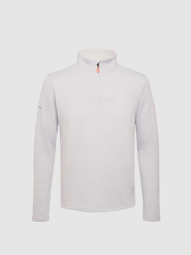 Зимняя беговая рубашка GRI Лонг 5.0 мужская светло-серая