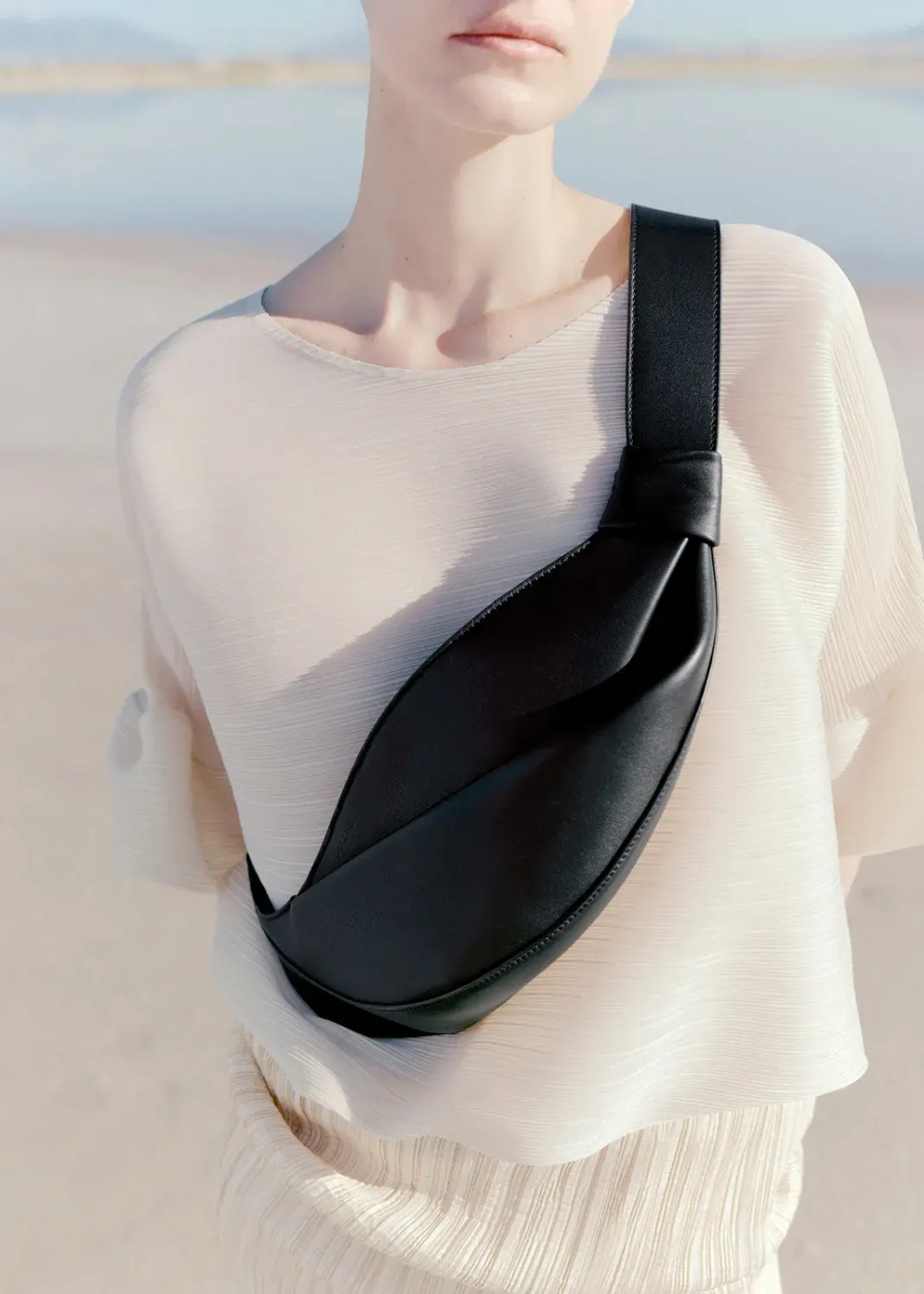 POLENE СУМКА NEYU, ЧЕРНЫЙ