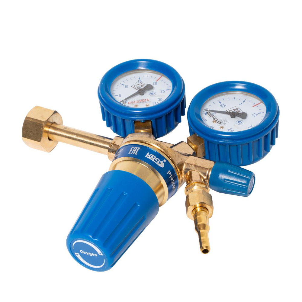 Редуктор Base Control Oxygen - 20/1,25 МПа, вх. G3/4"; вых. М16х1,5; 50 м3/ч ПОВЕРЕННЫЙ