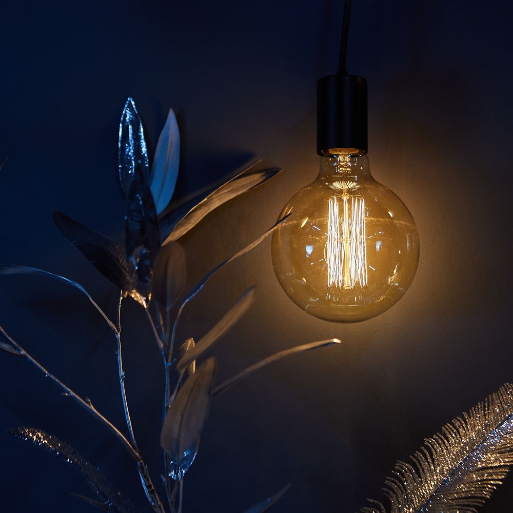 IL-V-G125-60-GOLDEN-E27 VW01 Лампа накаливания Vintage. Форма шар. Форма нити VW. Картон. ТМ Uniel