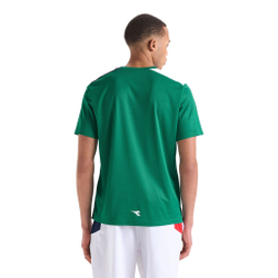 Мужское теннисное поло Diadora Core T-Shirt Men - Green, Multicoloured
