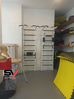 Монтаж шведской стенки Sv Sport в пеноблочные, газоблочные стены