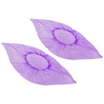 Бахилы MERIDIAN ПРОЧНЫЕ 3,8 грамма, фиолетовые КОМПЛЕКТ 100 штук (50 пар), 40х15 см, ПНД