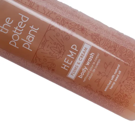 Увлажняющий гель для душа на основе органического масла семян конопли