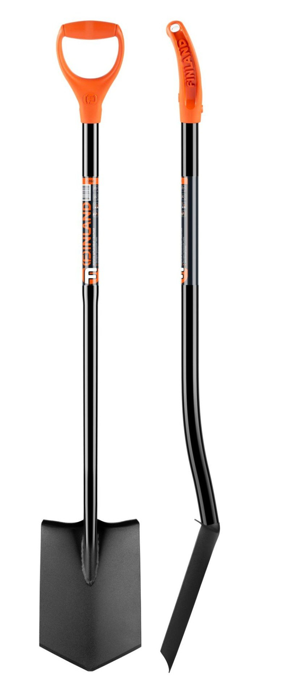 Лопата штыковая Finland 28х19см с металлическим черенком