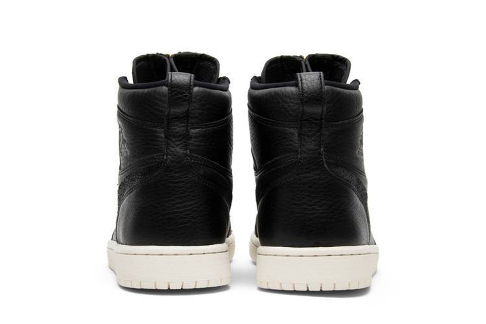 Кроссовки Jordan Air Jordan 1 Retro High Zip Black Sail (Женская размерная сетка)