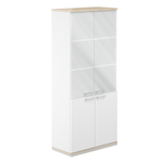 Шкаф для документов со стеклом №6 ALLEGRO (АЛЛЕГРО)