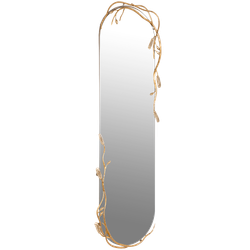 Настенное зеркало Oliva Branch (Олива Бранч) Айвори Мраморное золото