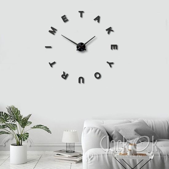Настенные 3D часы Take your time