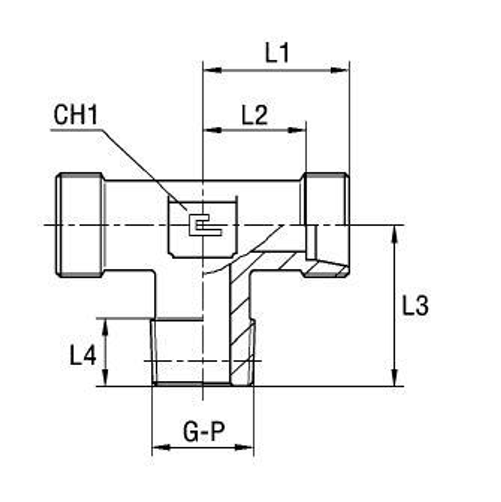 Штуцер FTC DS10 NPT 3/8 (корпус)
