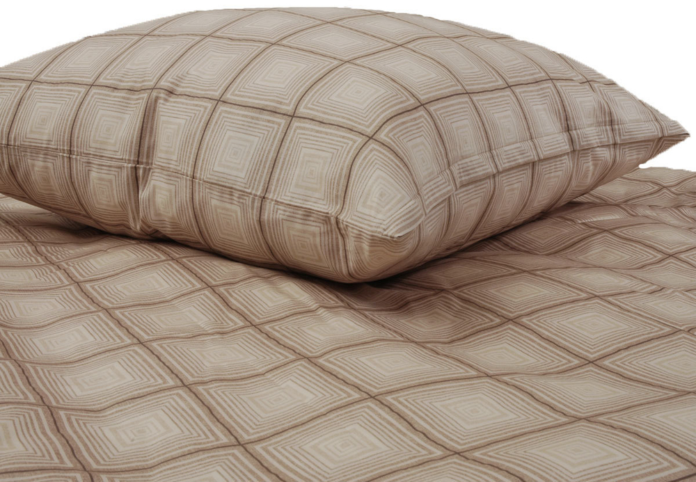 Наволочка 70x70 Elegante Prisma бежевая